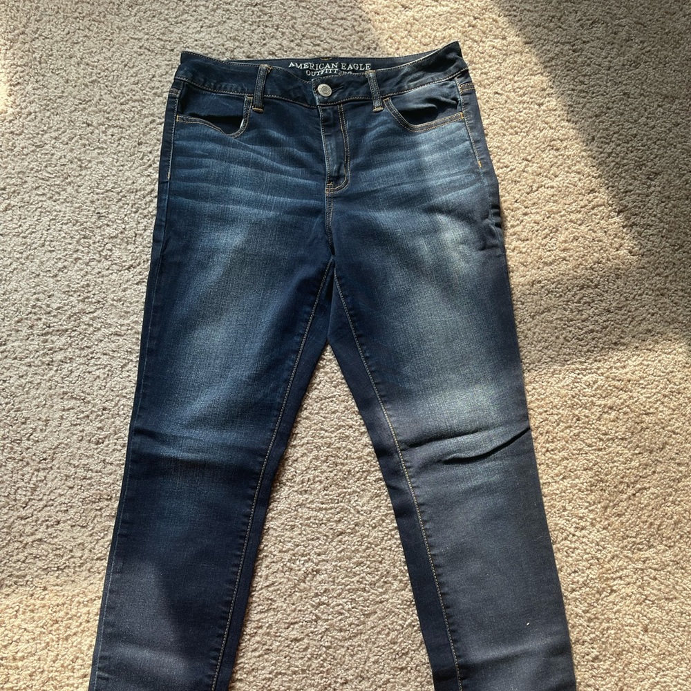 AE “High Rise Jeggings-Super Stretch” (Size 10)